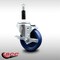 Service Caster 4'' SS Solid Poly Swivel 7/8'' Expanding Stem Caster with Brake SCC-SSEX20S414-SPUS-TLB-78 - alternate 4